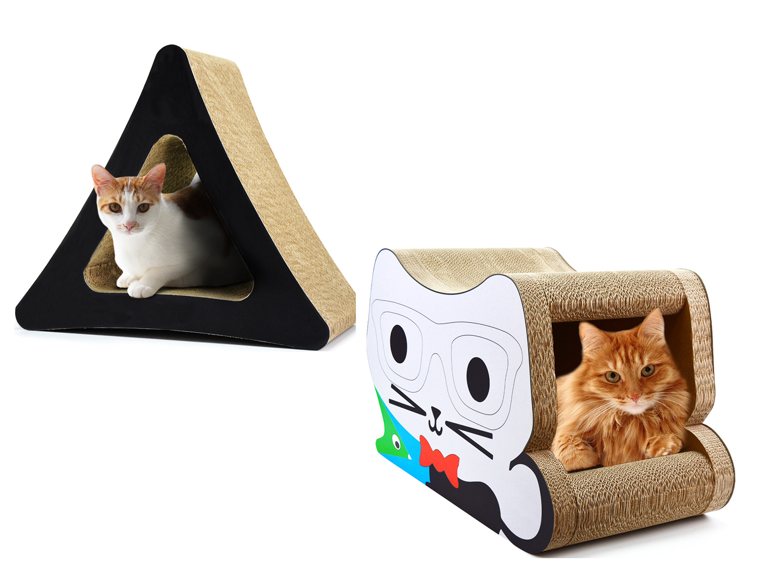 u shaped cat scratcher