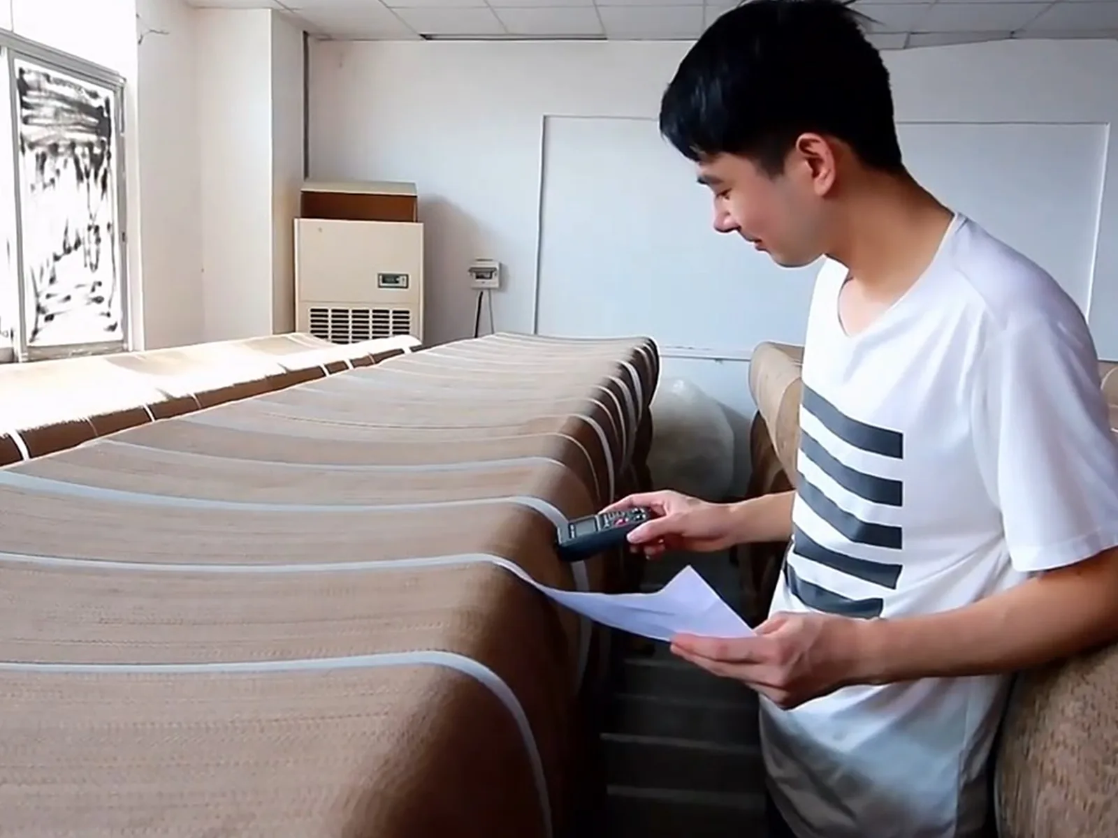 Quality inspection before packaging
