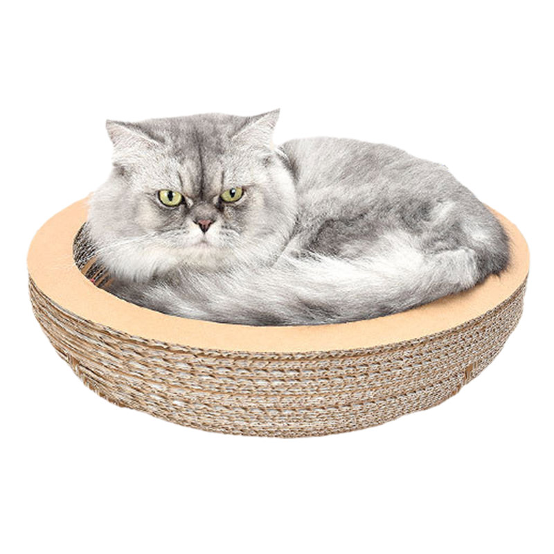 Circle Cat Scratcher Bowl Bed