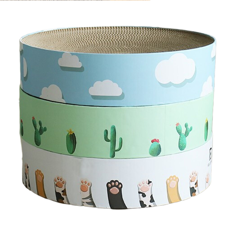 Round Corrugated Cat Scratching Be04