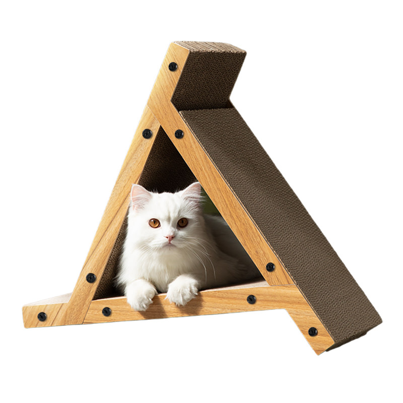 Triangle Cat Scratching Pad Prevents Furniture Damage