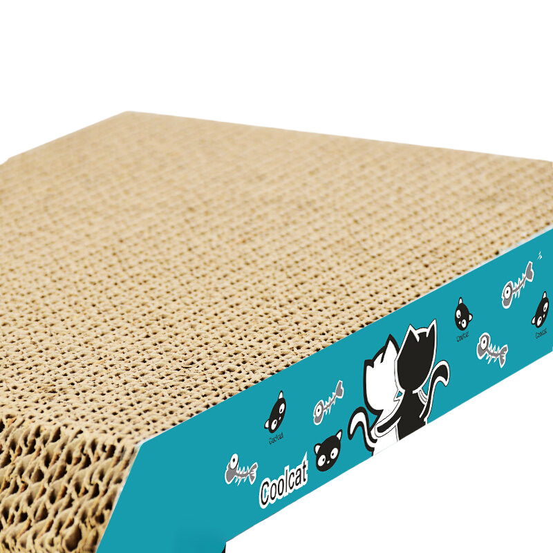 Cardboard Cat Scratching Board Trapezoidal Cat Scratcher