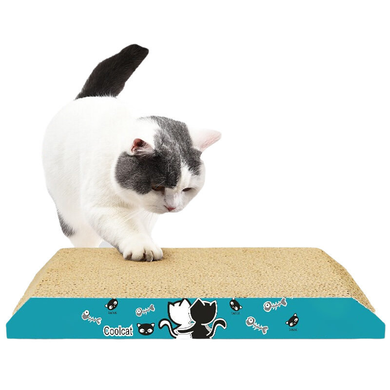 Trapezoid Cat Scratch Board Corrugated