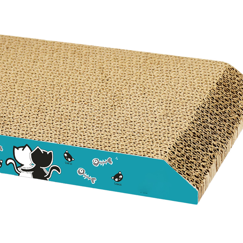 Trapezoid Pet Cat Scratch Play Pad