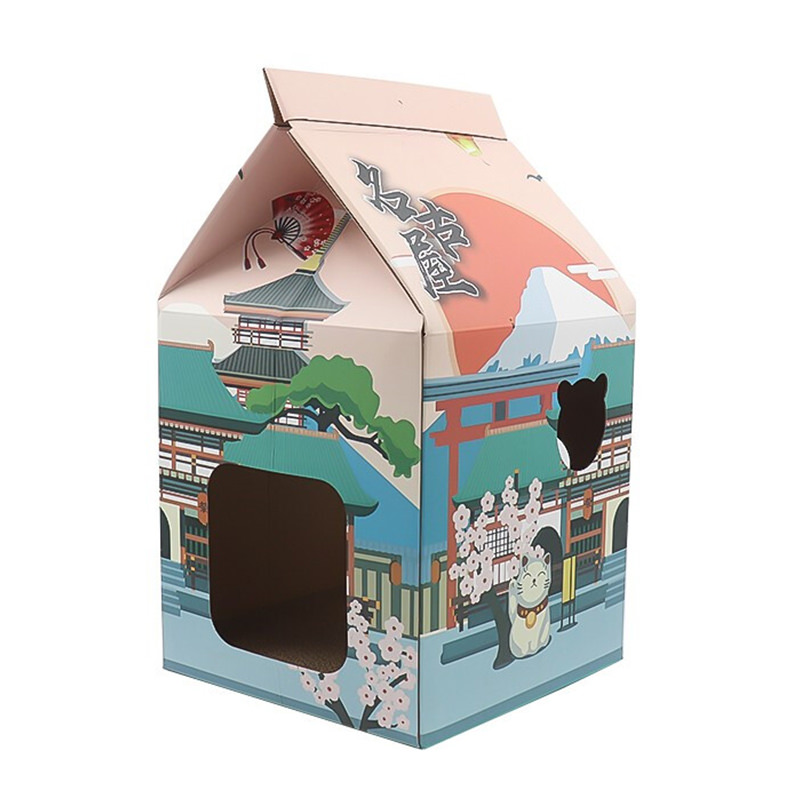 Japanese Cardboard Cat House