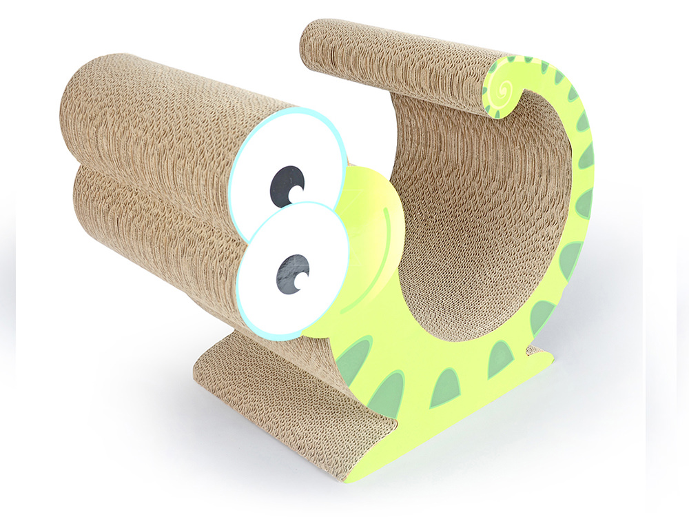 Caterpillar Shaped Pet Toys Corrugated Cat House