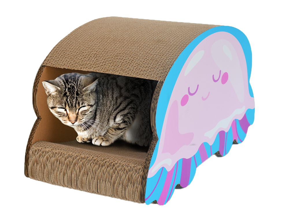 Hamburg Eeo-friendly Luxury Recycle Corrugated PaperCar Cat Houses Box
