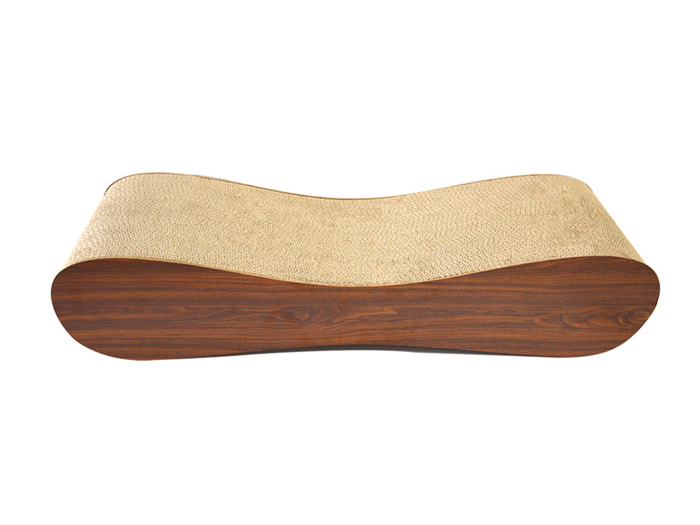 Wooded Color Printing Corrugated Cardboard Cat Scratcher Lounge Board