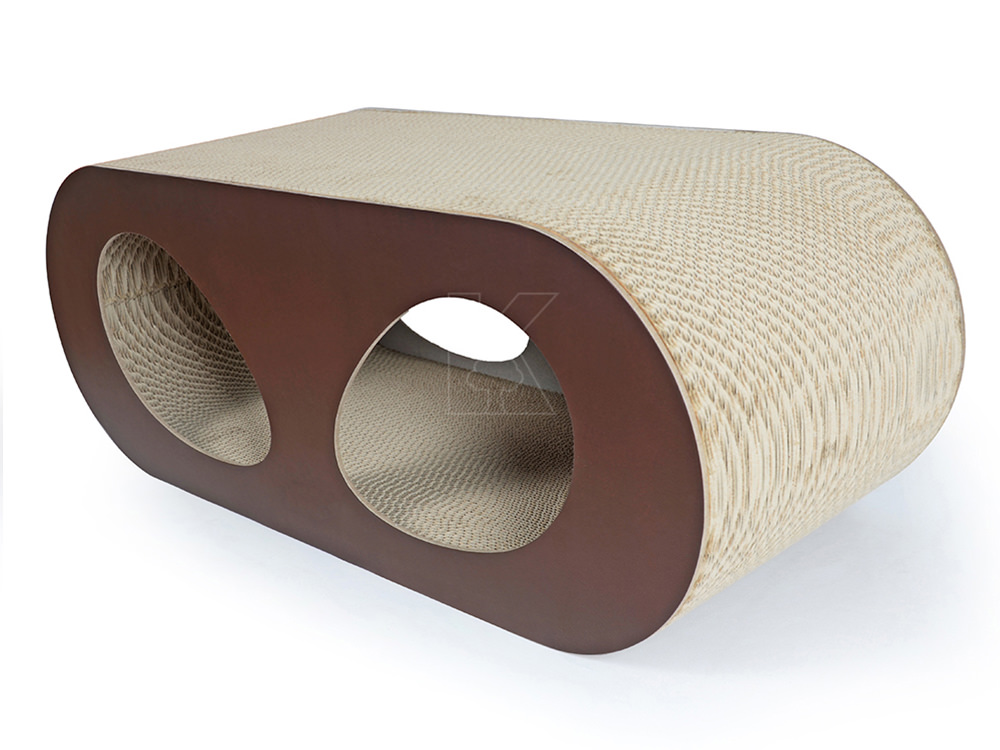 DIY Cardboard Cat Scratcher Lounge for Furniture Protector