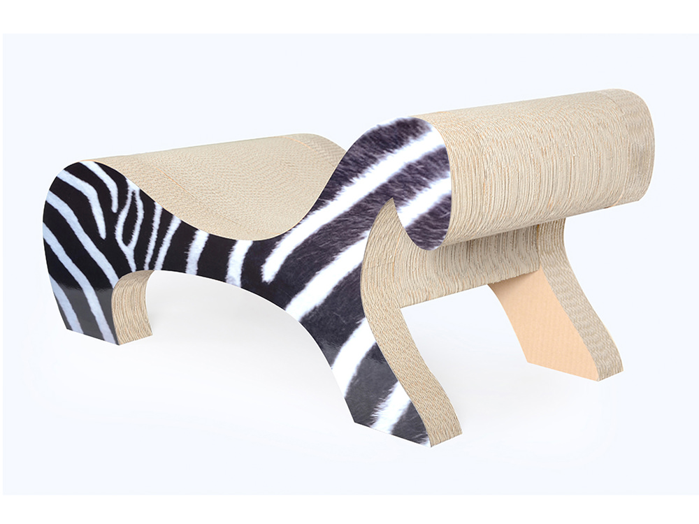 House Shaped Corrugated Cardboard Cat Scratch Lounge