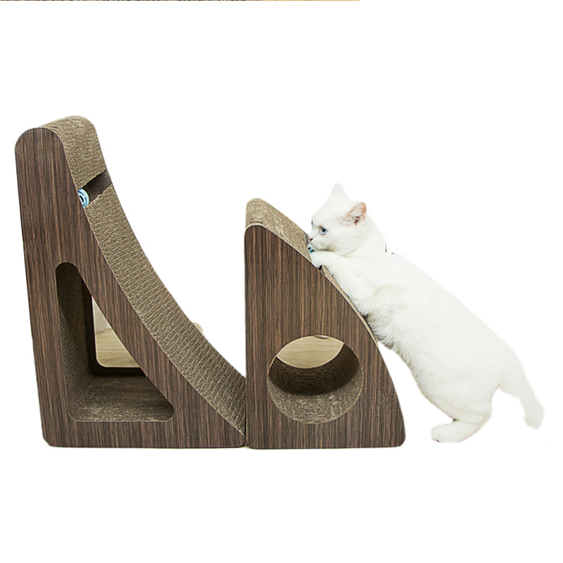 2 in 1 Cardboard Cat Scratcher Loung Forniture